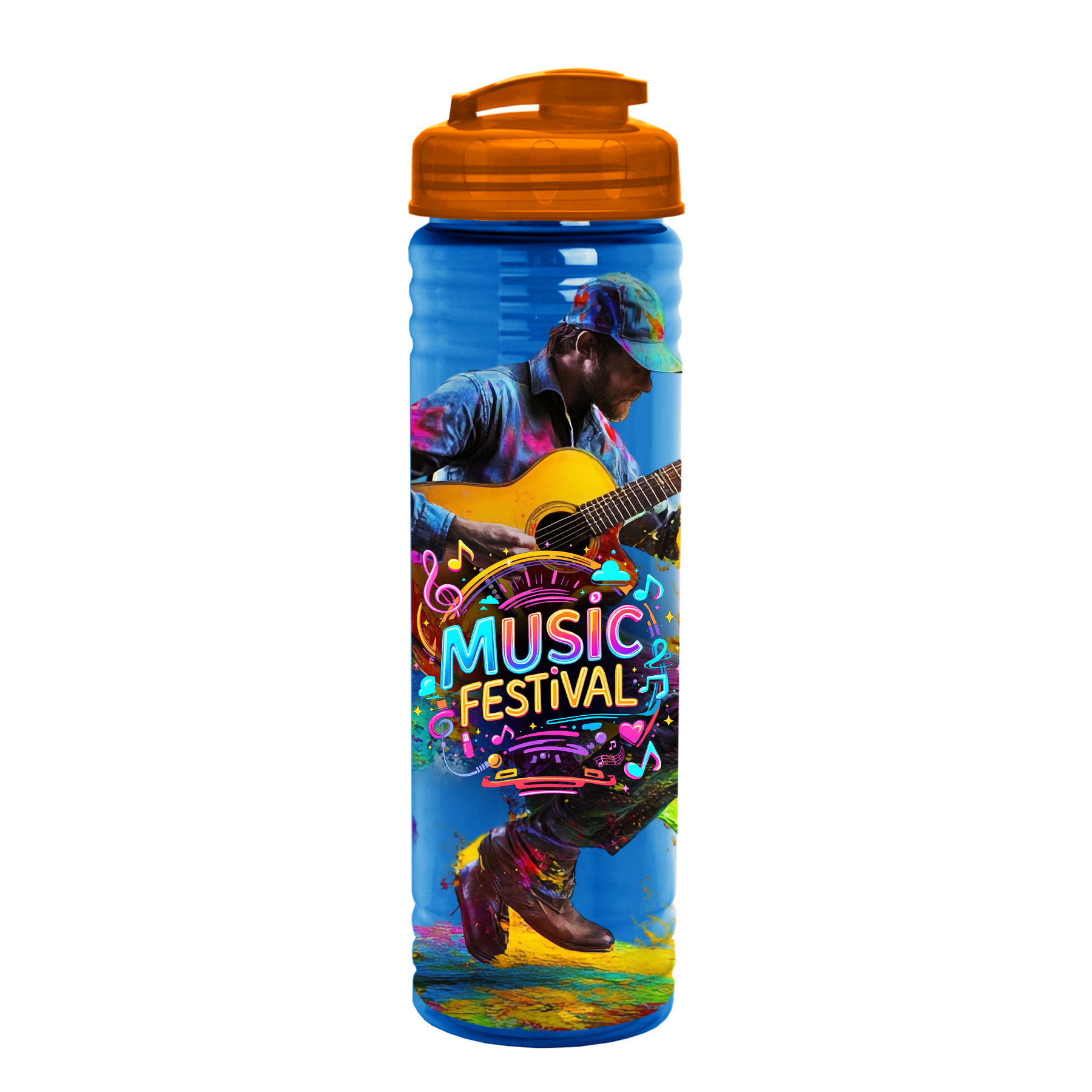 Slim Fit Bottle with Flip-Top Lid - 24 oz.